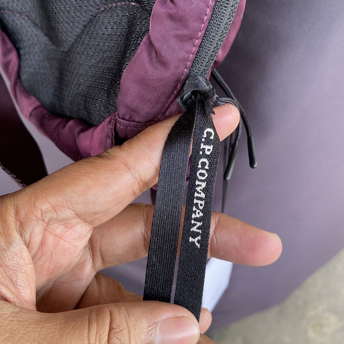 C.P. Company CP company lens nylon B maroon crossbody pack Size ONE SIZE - 6 Thumbnail