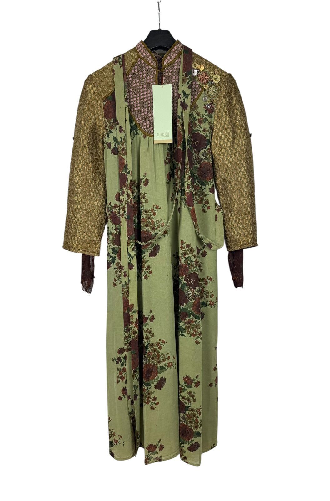 Other Sabyasachi India Silk Cotton Hand Printed Dress Stitched 12 Size M / US 6-8 / IT 42-44 - 15 Thumbnail