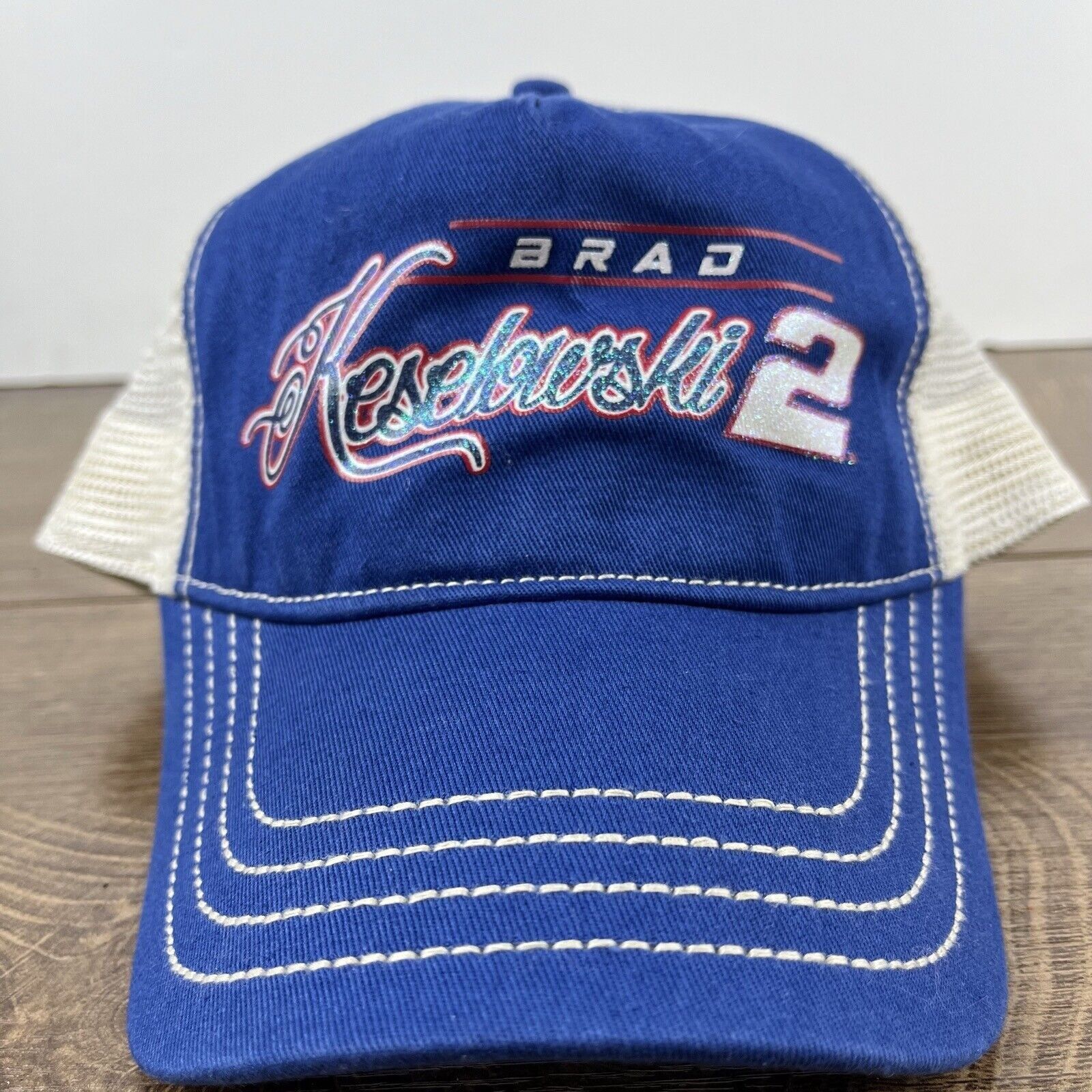 Other Brad Keselourski #2 Hat Snapback Hat Blue Hat Adjustable Blu Size ONE SIZE - 5 Thumbnail