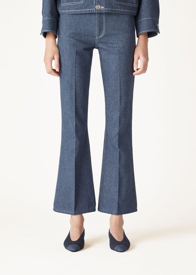 Loro Piana o1srvl11e1125 FAO6408 Faron Denim Pant in Blue Size 27" / US 4 / IT 40 - 4 Thumbnail