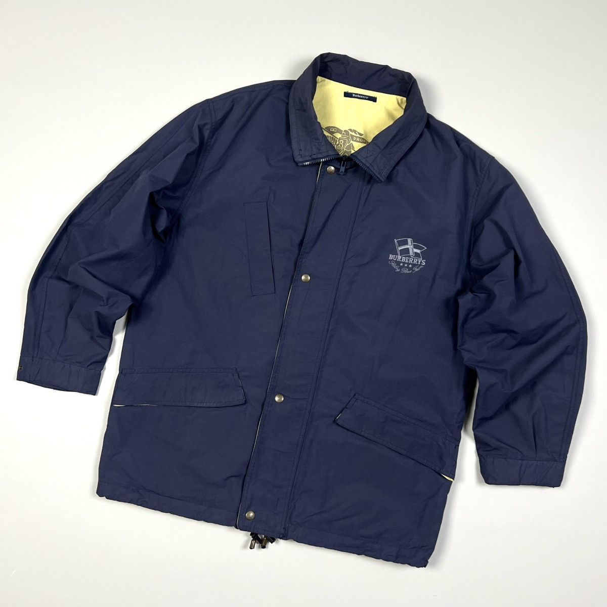 Burberry × Vintage Auth Vintage Burberrys Logo Cotton Jacket Men’s Size M-L Size US L / EU 52-54 / 3 - 4 Thumbnail
