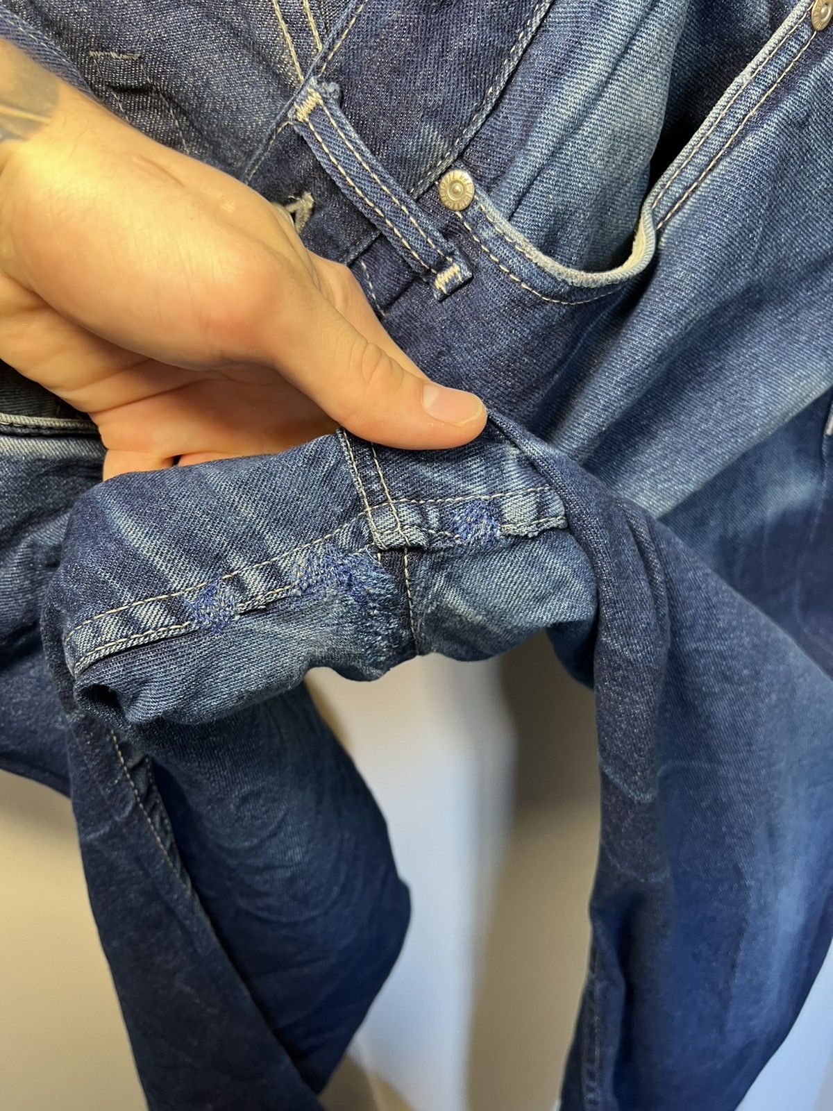 Naked & Famous Vintage Naked & Famous faded raw selvedge denim blue jeans Size US 31 - 8 Thumbnail
