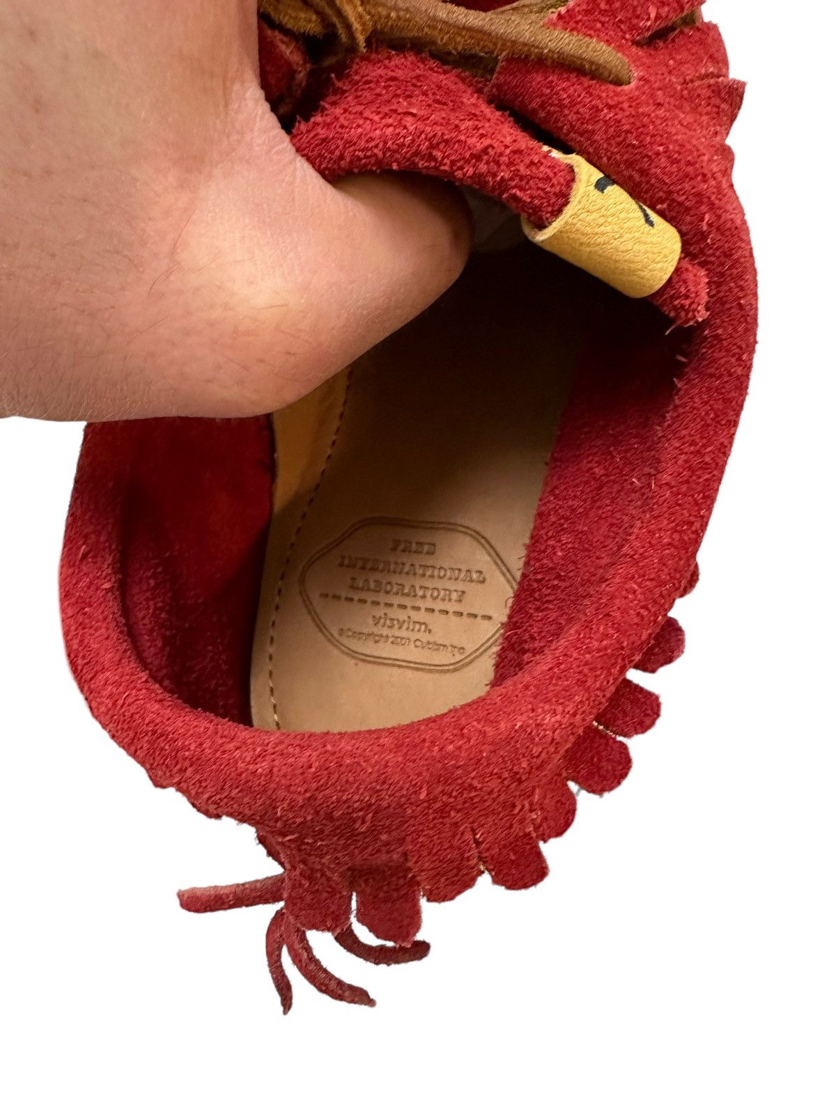 Visvim Maliseet Shaman-Folk Red Suede Moccasin Size US 8.5 / EU 41-42 - 8 Thumbnail