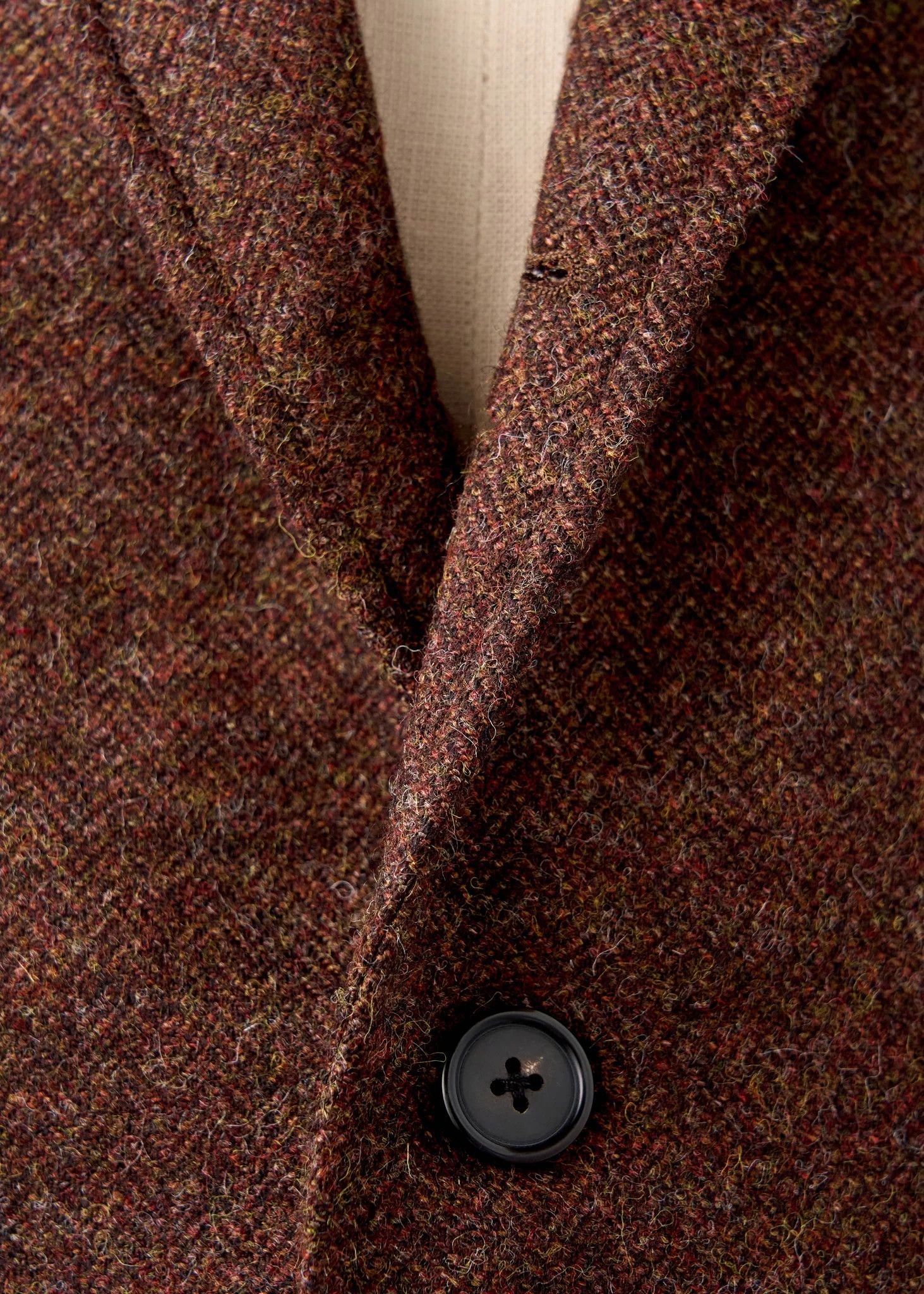American Trench American Trench Herringbone Tweed Blazer Size 46R - 6 Thumbnail