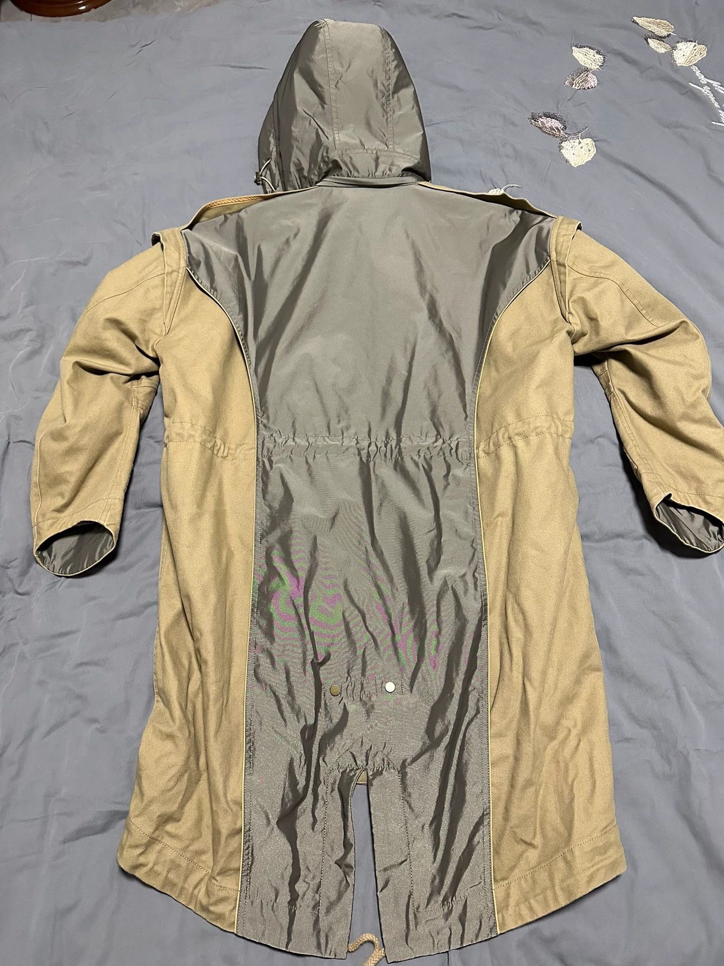 Other Feng Chen Wang colorblocked oversized overcoat 19AW XS Size US XS / EU 42 / 0 - 7 Thumbnail