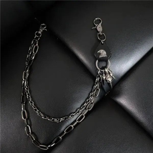 Japanese Brand Retro Punk Pants Chain Size ONE SIZE - 1 Thumbnail