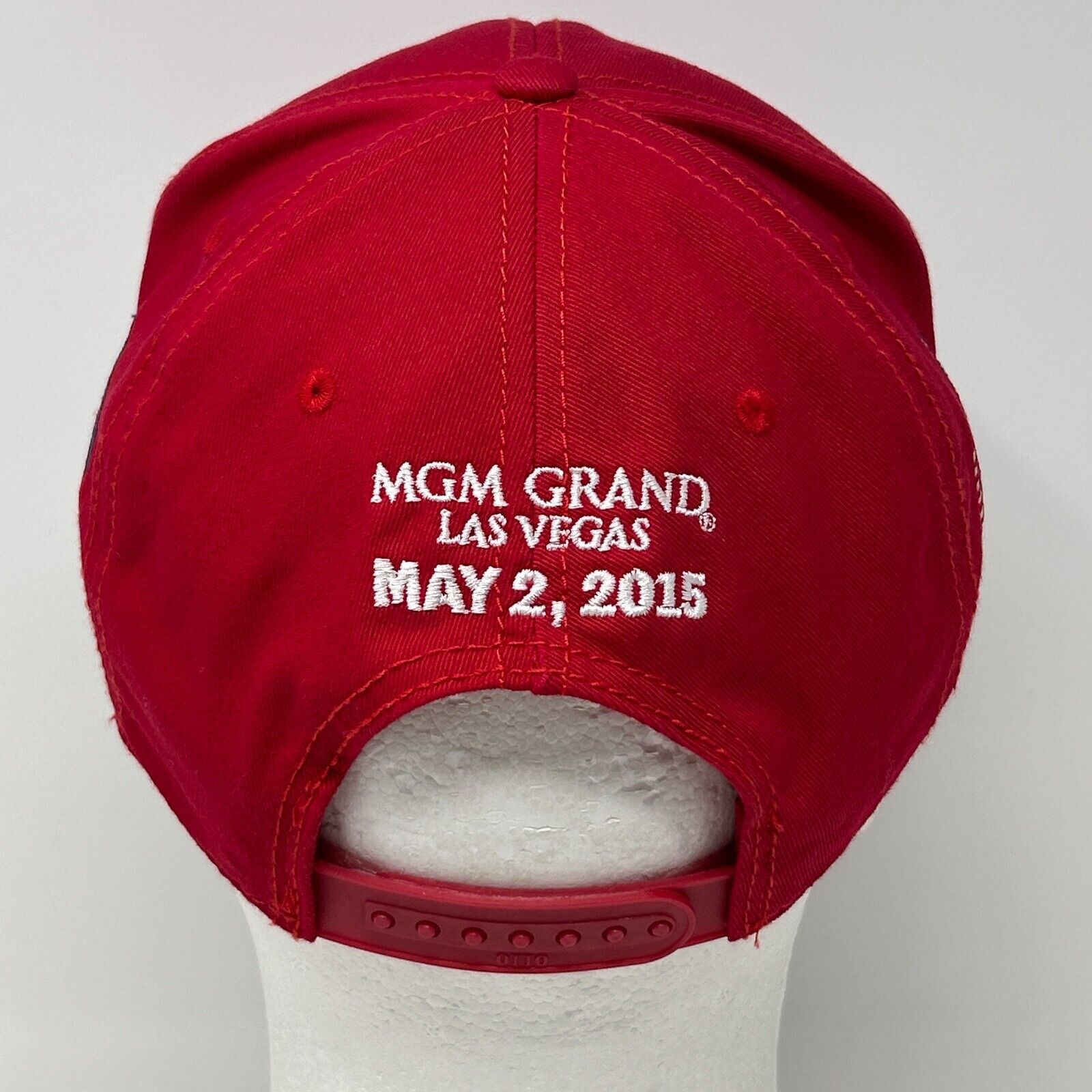Otto Floyd Mayweather vs Manny Pacquiao Hat Baseball Cap MVP 2015 Size ONE SIZE - 3 Thumbnail