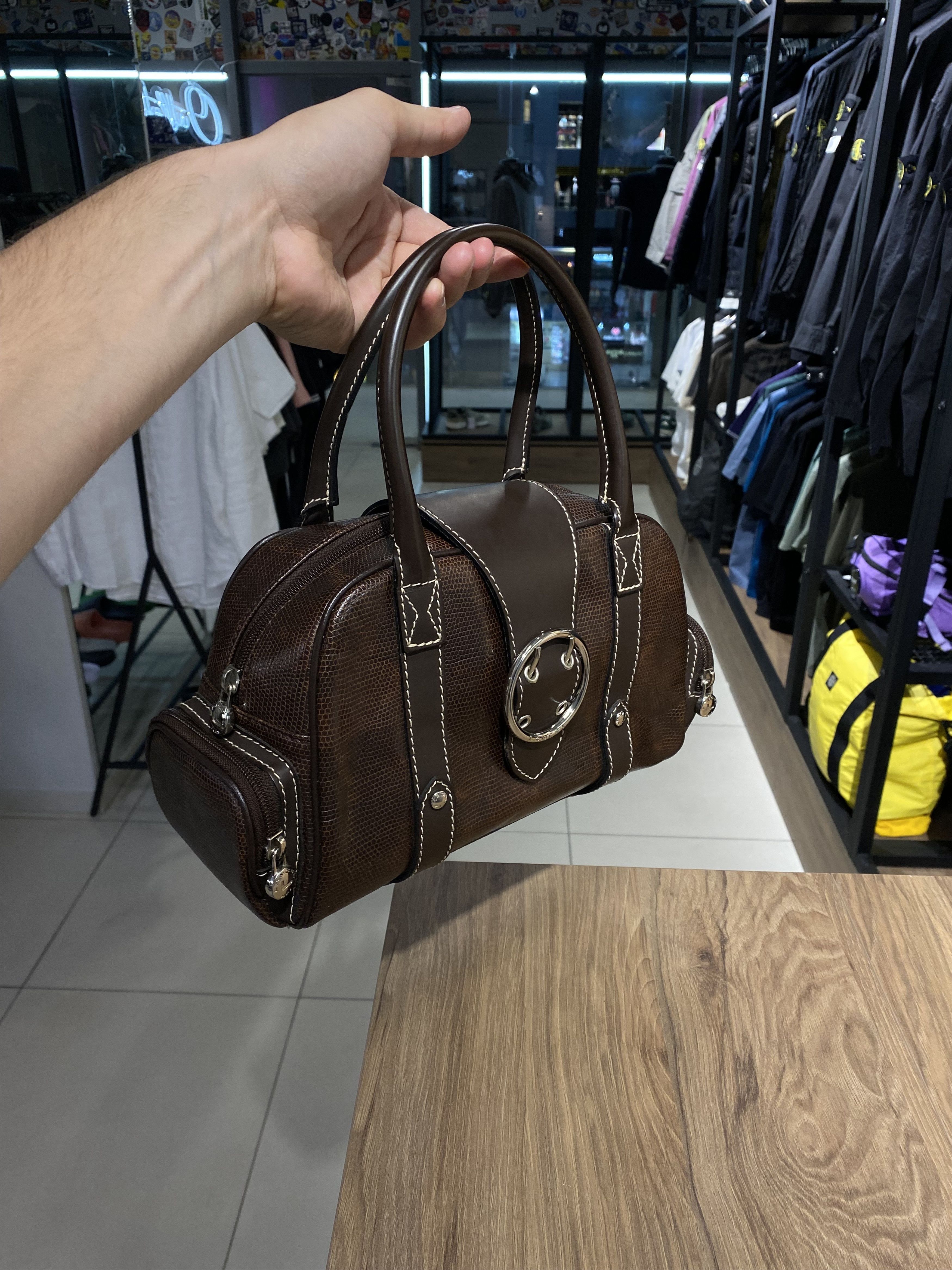 Lancel Lancel Elsa Sellier brown lele leather bag handbag Size ONE SIZE - 3 Thumbnail