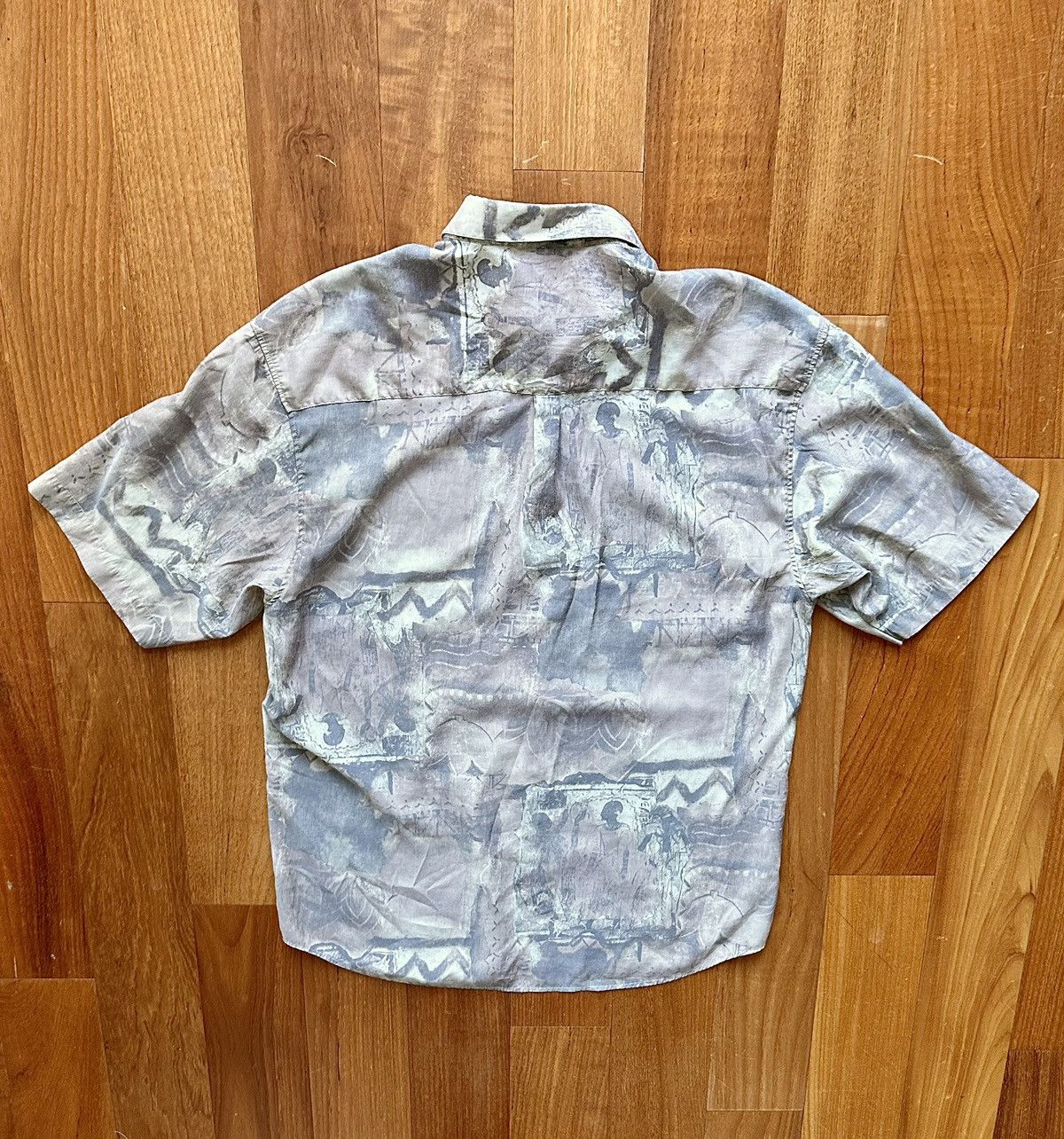 Vintage Vintage 80s Club D’amingo Abstract Art Button Up T-Shirt Size US XL / EU 56 / 4 - 2 Thumbnail