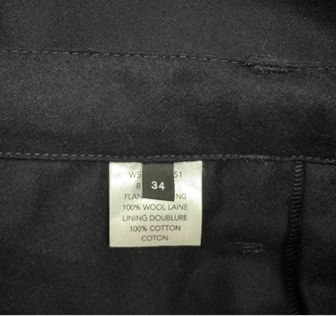 Joseph Joseph Lana Wool Trousers Navy Blue size 34 Size 25" / US 0 / IT 36 - 11 Thumbnail