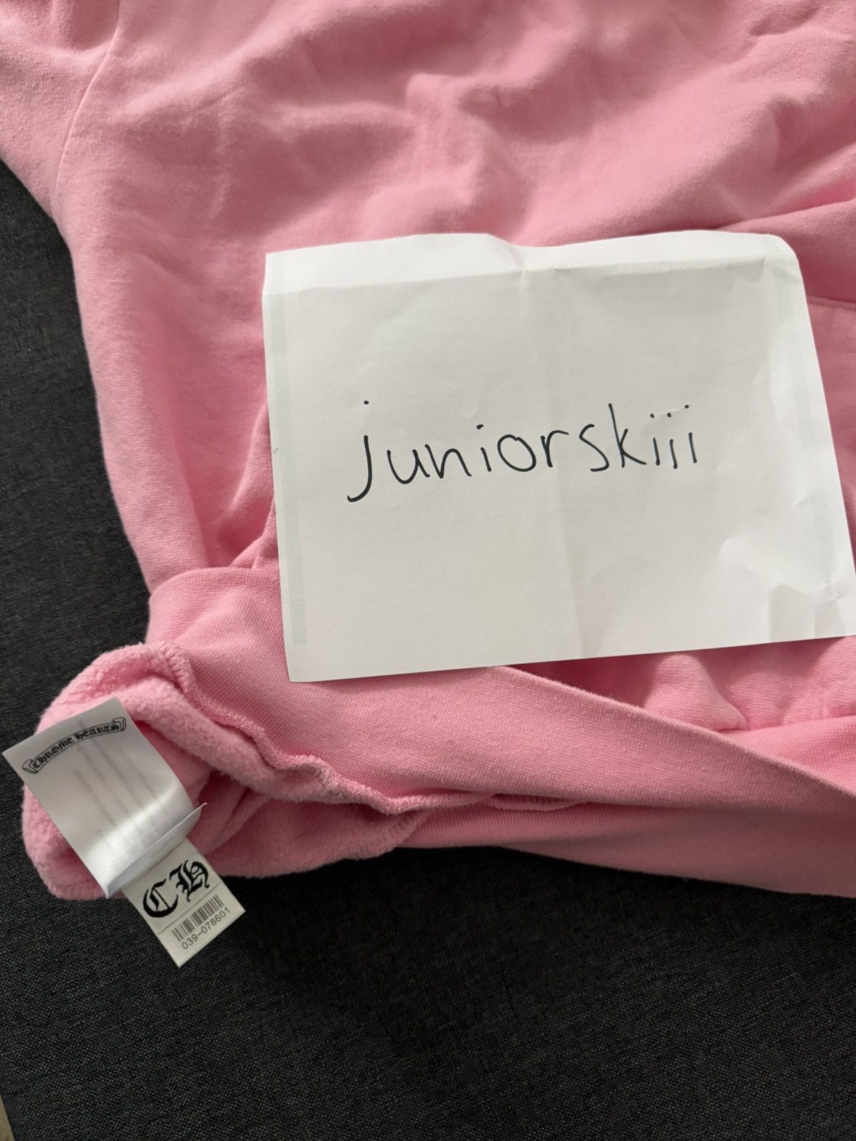 Chrome Hearts Chrome hearts script logo pink hoodie Size US S / EU 44-46 / 1 - 10 Thumbnail