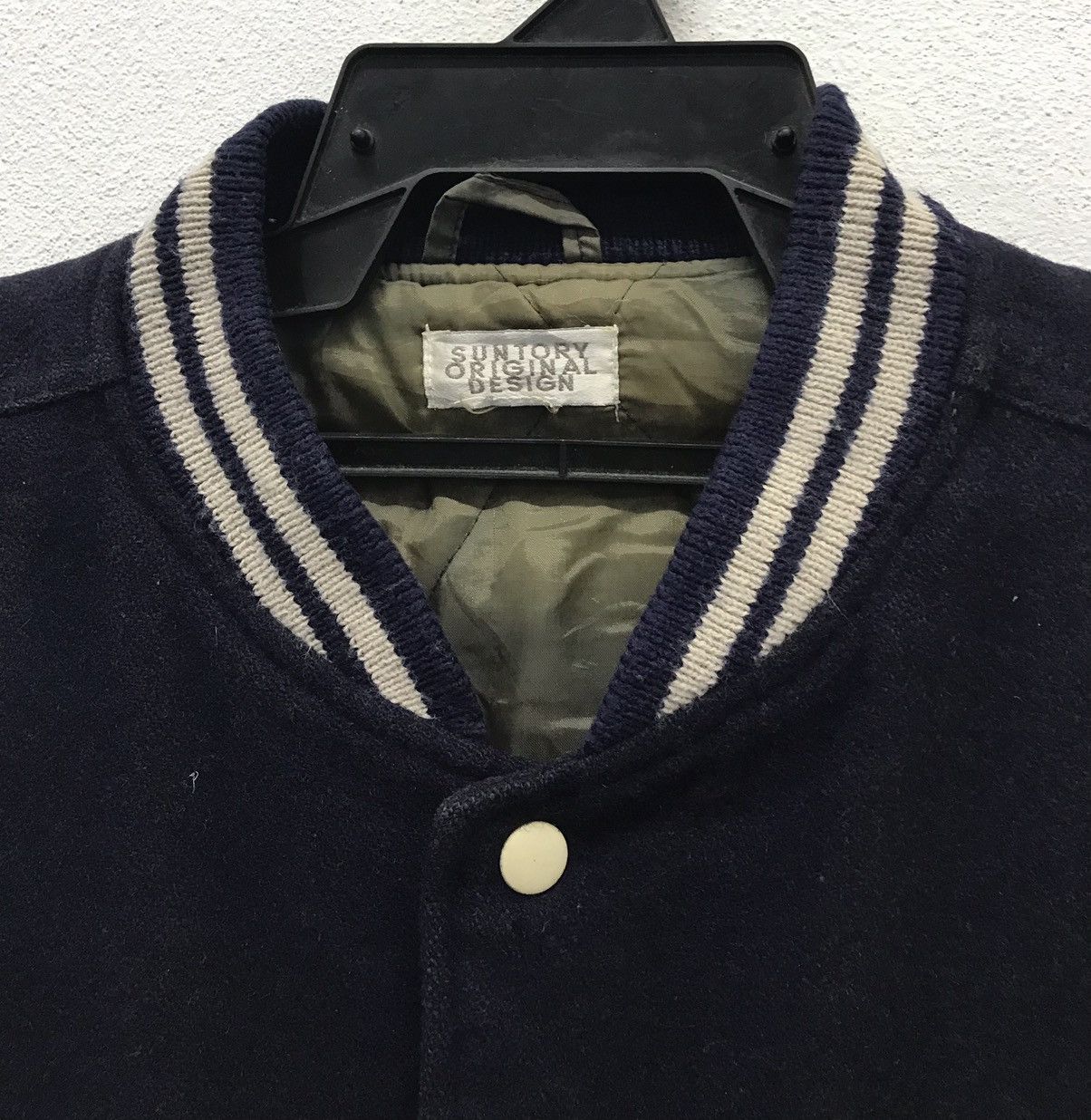 Japanese Brand × Vintage Vintage SUNTORY Original Design COFFEE Boss VARSITY Jacket Size US XL / EU 56 / 4 - 3 Thumbnail