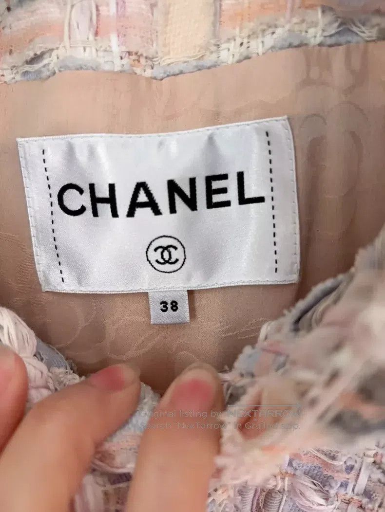Chanel Chanel Waterfall ice cream-coloured knitted coat Size XS / US 0-2 / IT 36-38 - 2 Thumbnail