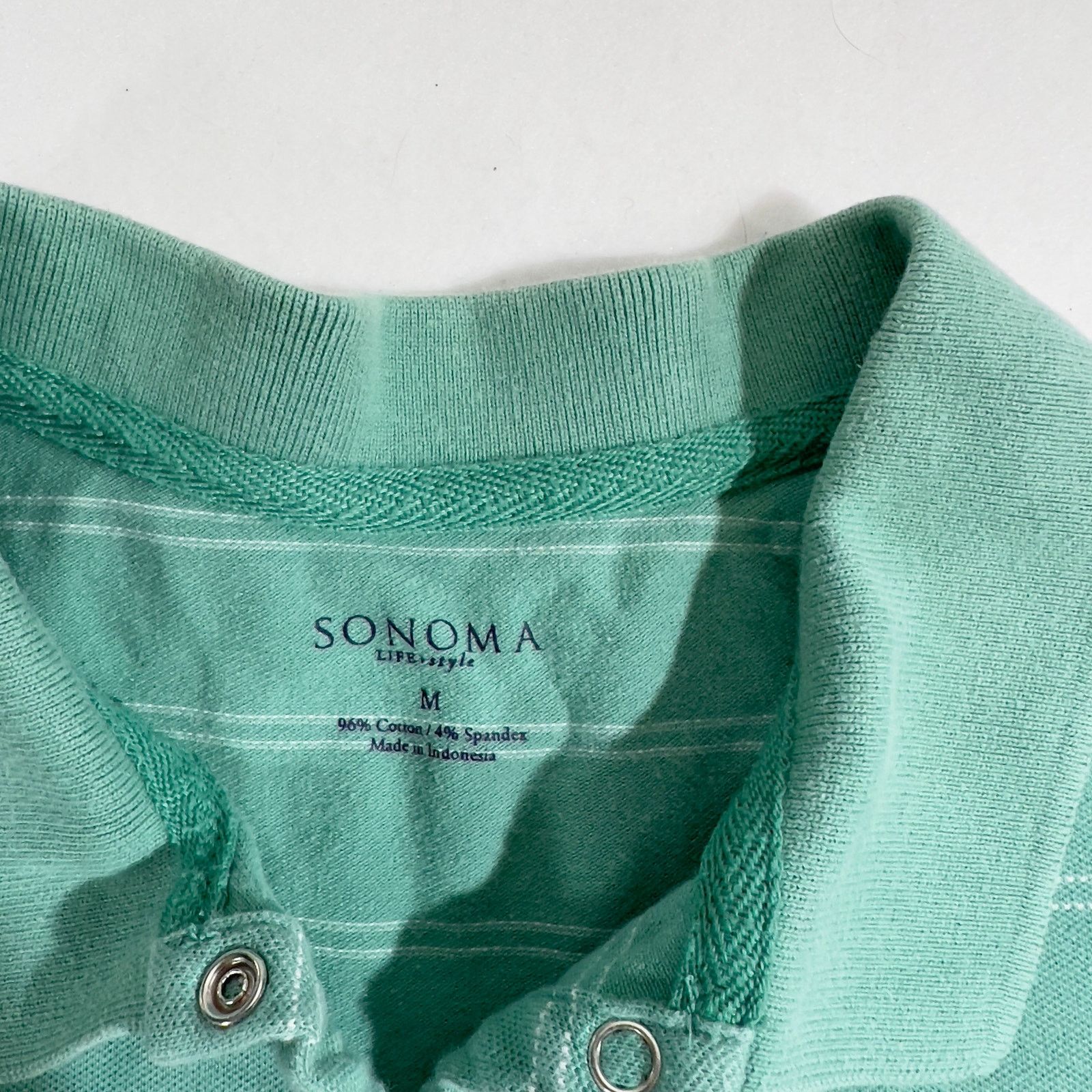 Sonoma Sonoma Pullover Shirt Woman's Medium 6 Metal Snap Buttons Size M / US 6-8 / IT 42-44 - 2 Thumbnail