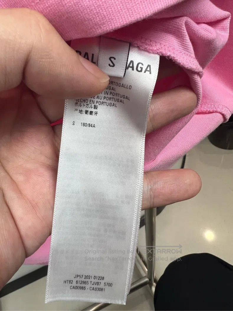 Balenciaga Balenciaga Pink Small Logo Short Sleeve Size S / US 4 / IT 40 - 5 Thumbnail