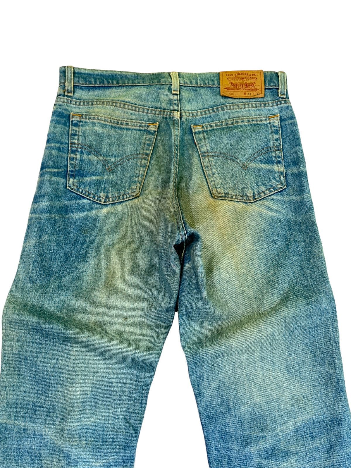 Levi's Vintage Levis 510 Mud Wash Claw Mark Loose Jeans Size US 32 / EU 48 - 10 Thumbnail