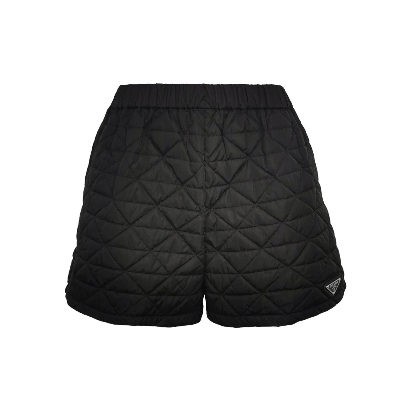 Prada Quilted Logo Black Shorts Size 44 - dmc