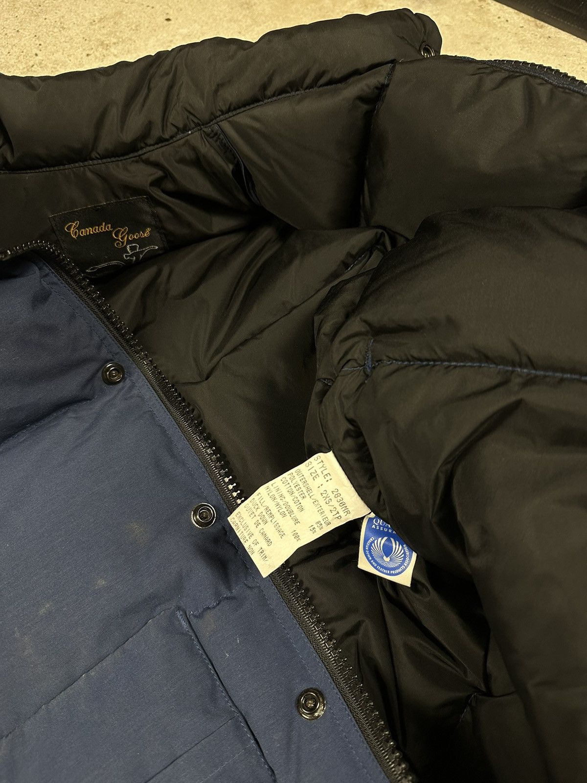 Canada Goose Vintage Canada Goose Blue Down Puffer Vest Size US XS / EU 42 / 0 - 10 Thumbnail
