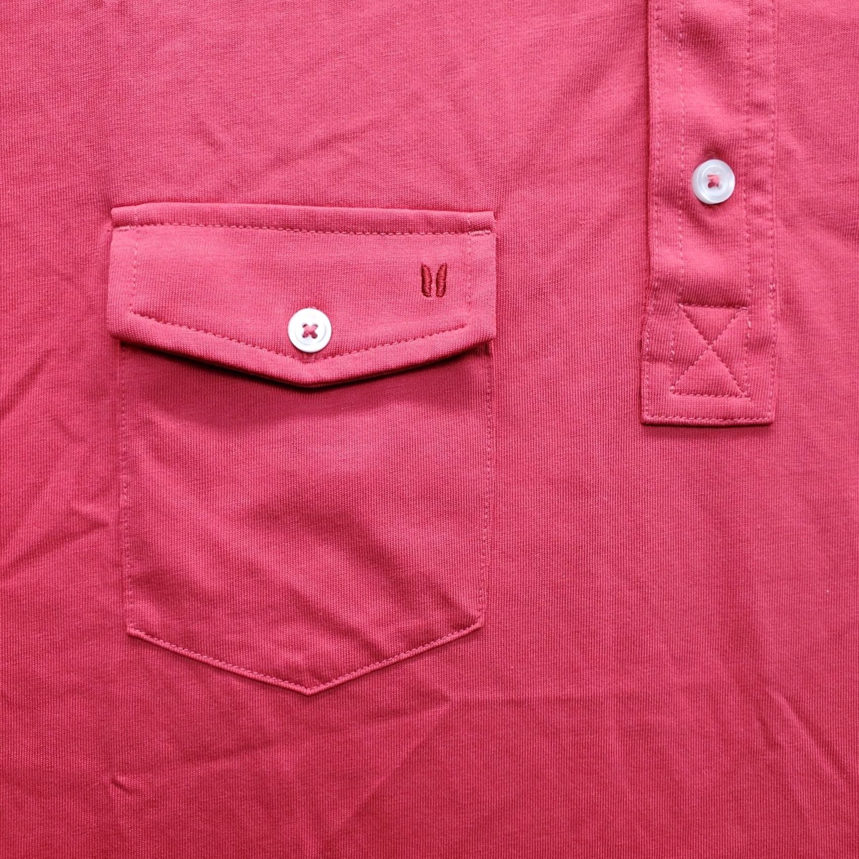 Vintage Linksoul Pocket Polo Shirt Mens L Pink Tempus Fugit Performance Short Sleeve Shirt Size US L / EU 52-54 / 3 - 8 Thumbnail
