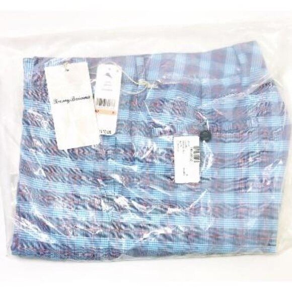 Tommy Bahama Tommy Bahama Mens Blue Checked Pockets Lightweight Long Golf Size US 28 / EU 44 - 2 Thumbnail