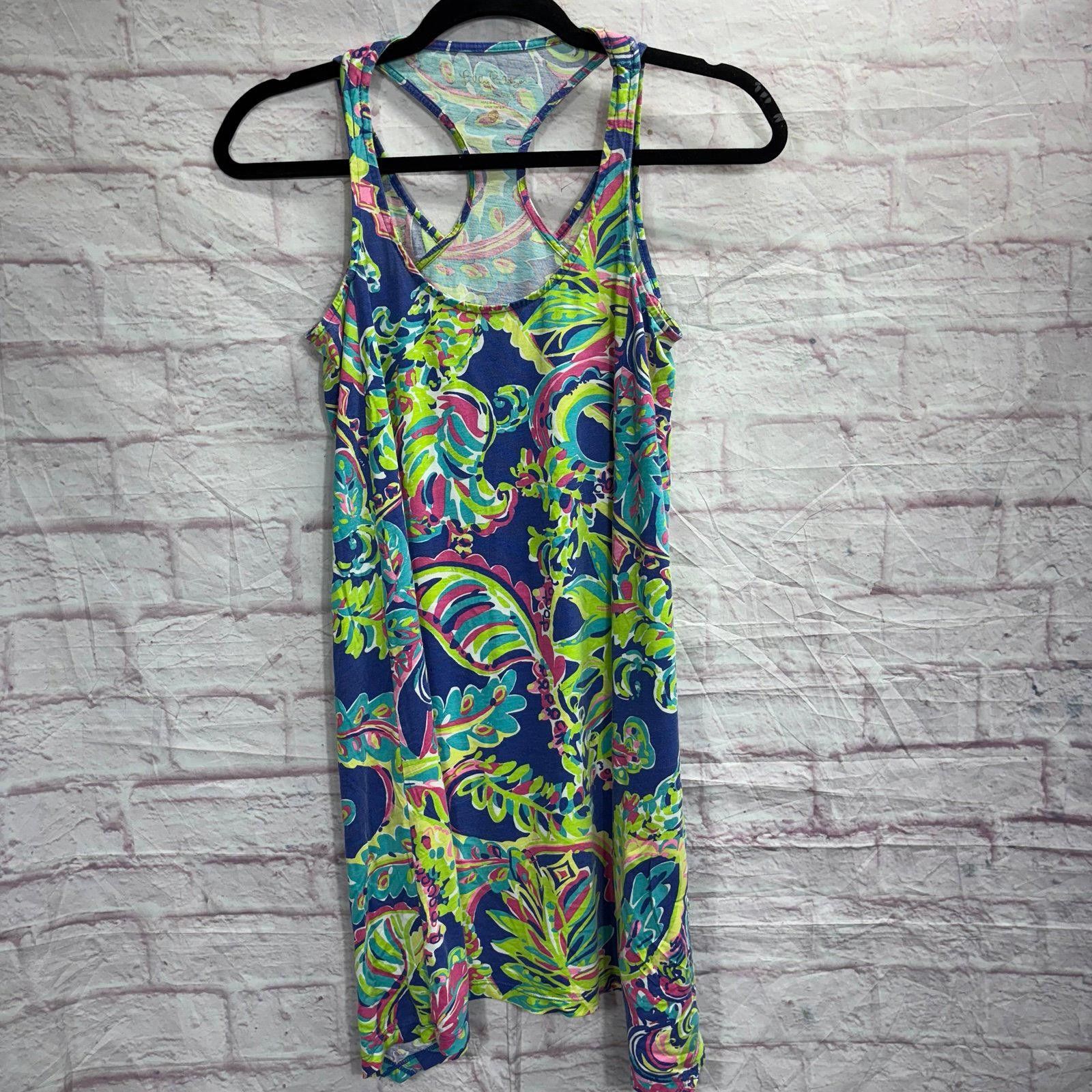 Other Lilly Pulitzer Poppy Scoop Neck Tank Dress Size XXS Size XXS / US 00 / IT 34 - 3 Thumbnail