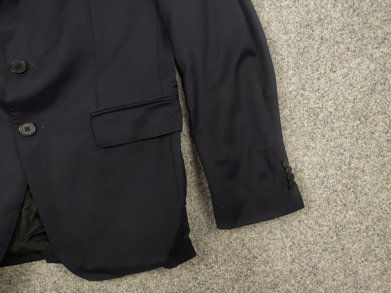 Hugo Boss Boss one the suit Design Navy Slim three-piece Blazer Pants Size 36R - 7 Thumbnail
