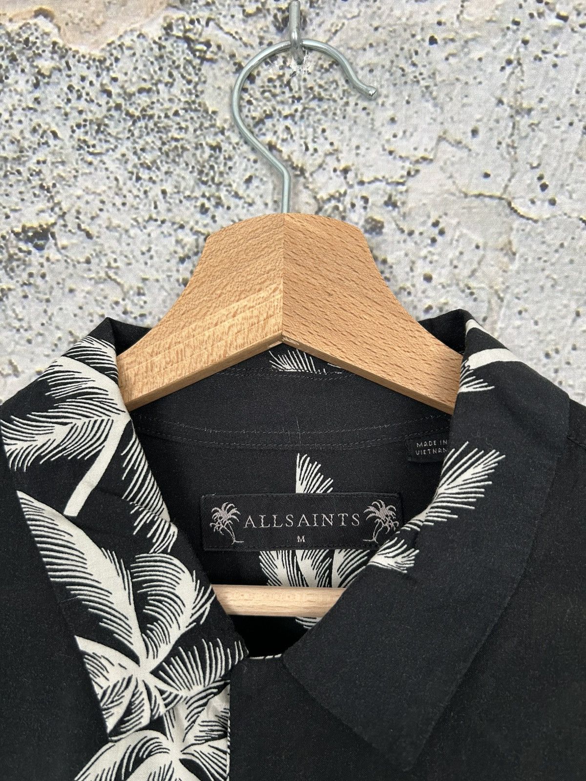 Allsaints Allsaints Viscose Shirt Palm Streetwear Avant Garde Size US M / EU 48-50 / 2 - 4 Thumbnail