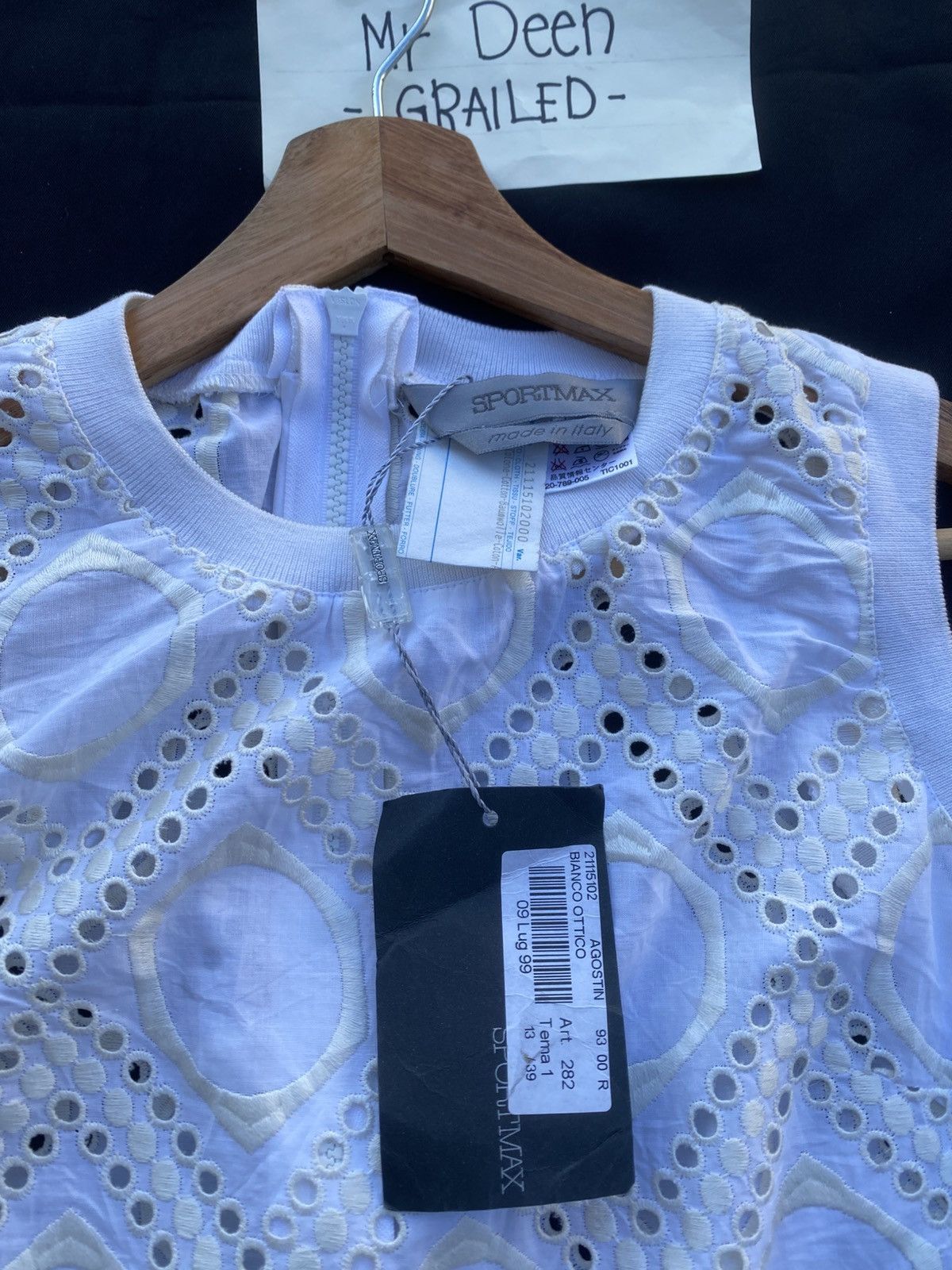 Max Mara Rare Sportmax Embroidered Sleeveless Top Size S / US 4 / IT 40 - 9 Thumbnail
