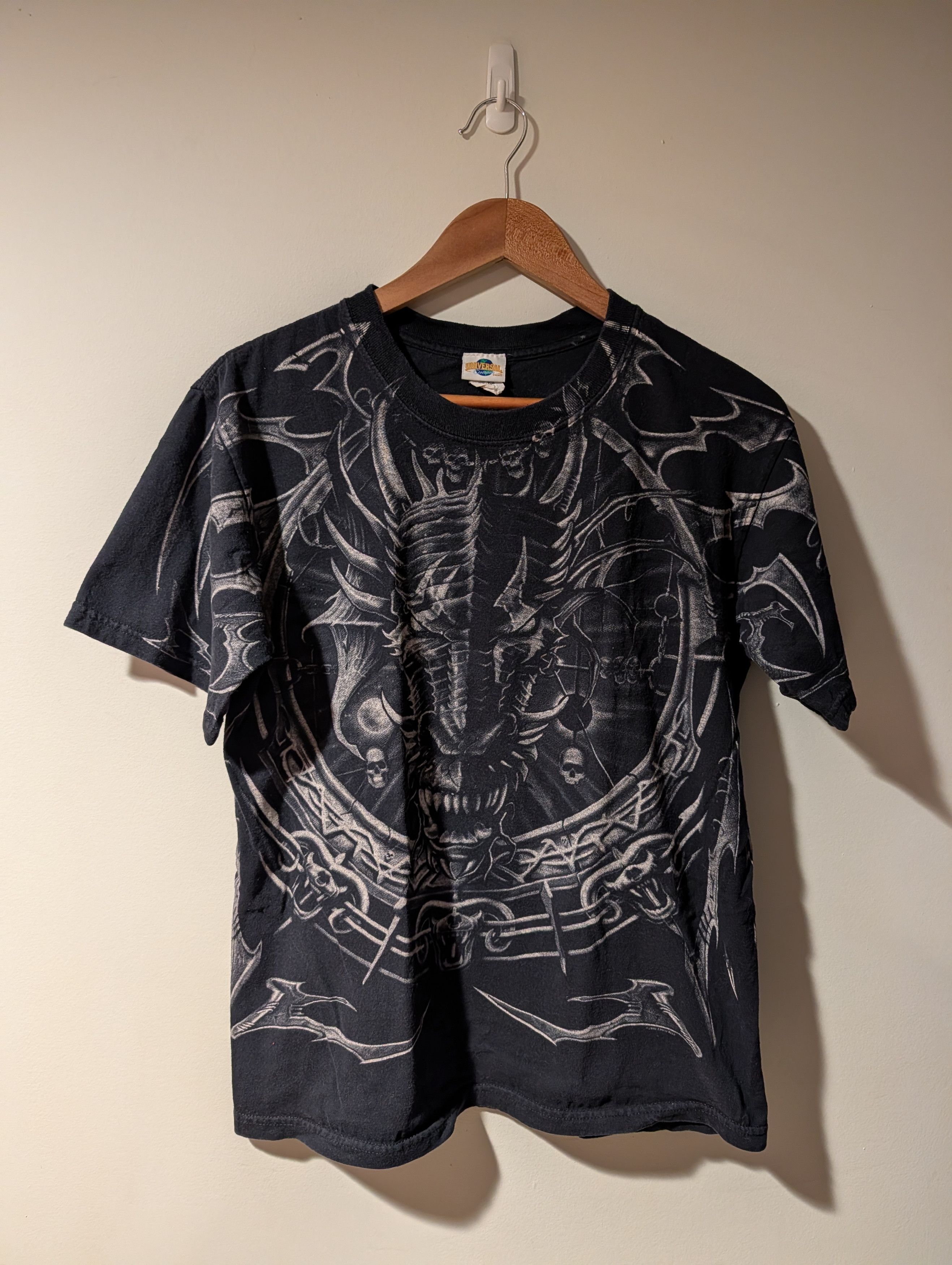 Liquid Blue Vintage 2008 Dragon All Over Print Mythical Fantasy T-Shirt Size US M / EU 48-50 / 2 - 1 Thumbnail