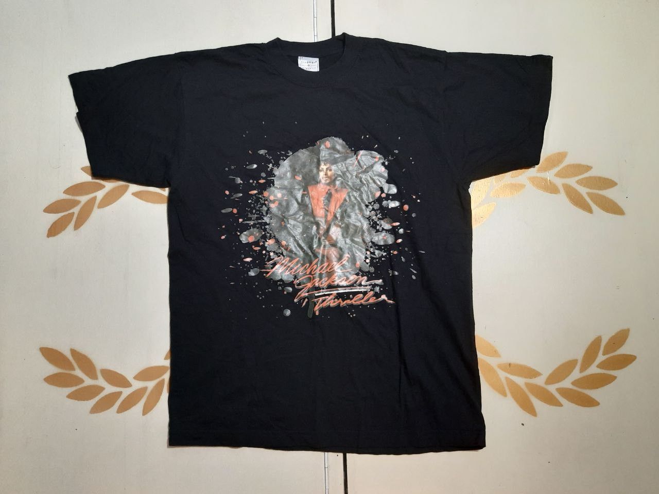 Michael Jackson × Vintage Stedman Michael Jackson Thrillier T-Shirt Size US S / EU 44-46 / 1 - 1 Thumbnail