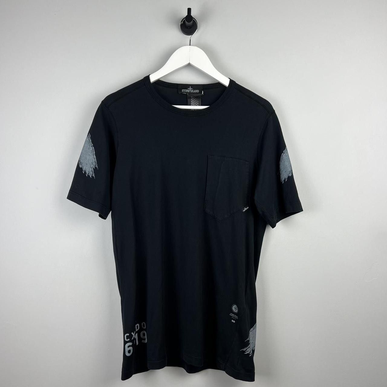 Image of Stone Island Shadow Project T-Shirt in Black, Men's (Size Small)