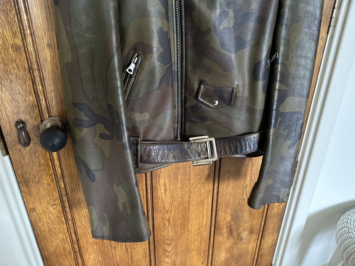 Pyer Moss The grail Pyer Moss camouflage camo biker leather jacket XL Size US XL / EU 56 / 4 - 15 Thumbnail