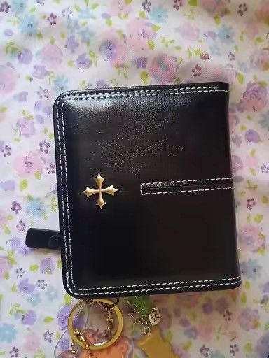 Japanese Brand Y2K PU Leather Cross Wallet Size ONE SIZE - 9 Thumbnail