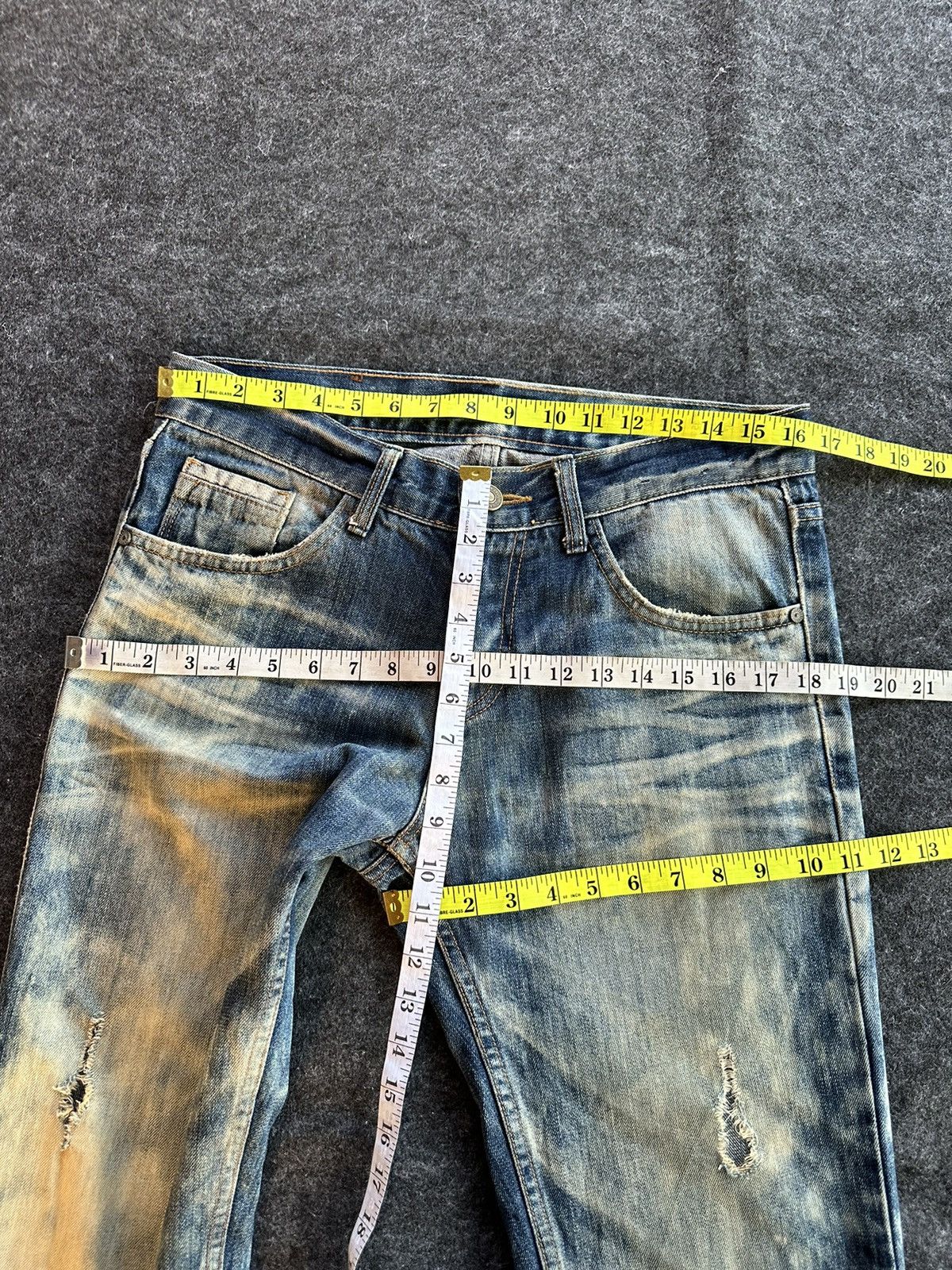 14th Addiction 🔥 Iconic Gipsy Bleach Washed Design Denim Size 32 D491 Size US 32 / EU 48 - 17 Thumbnail