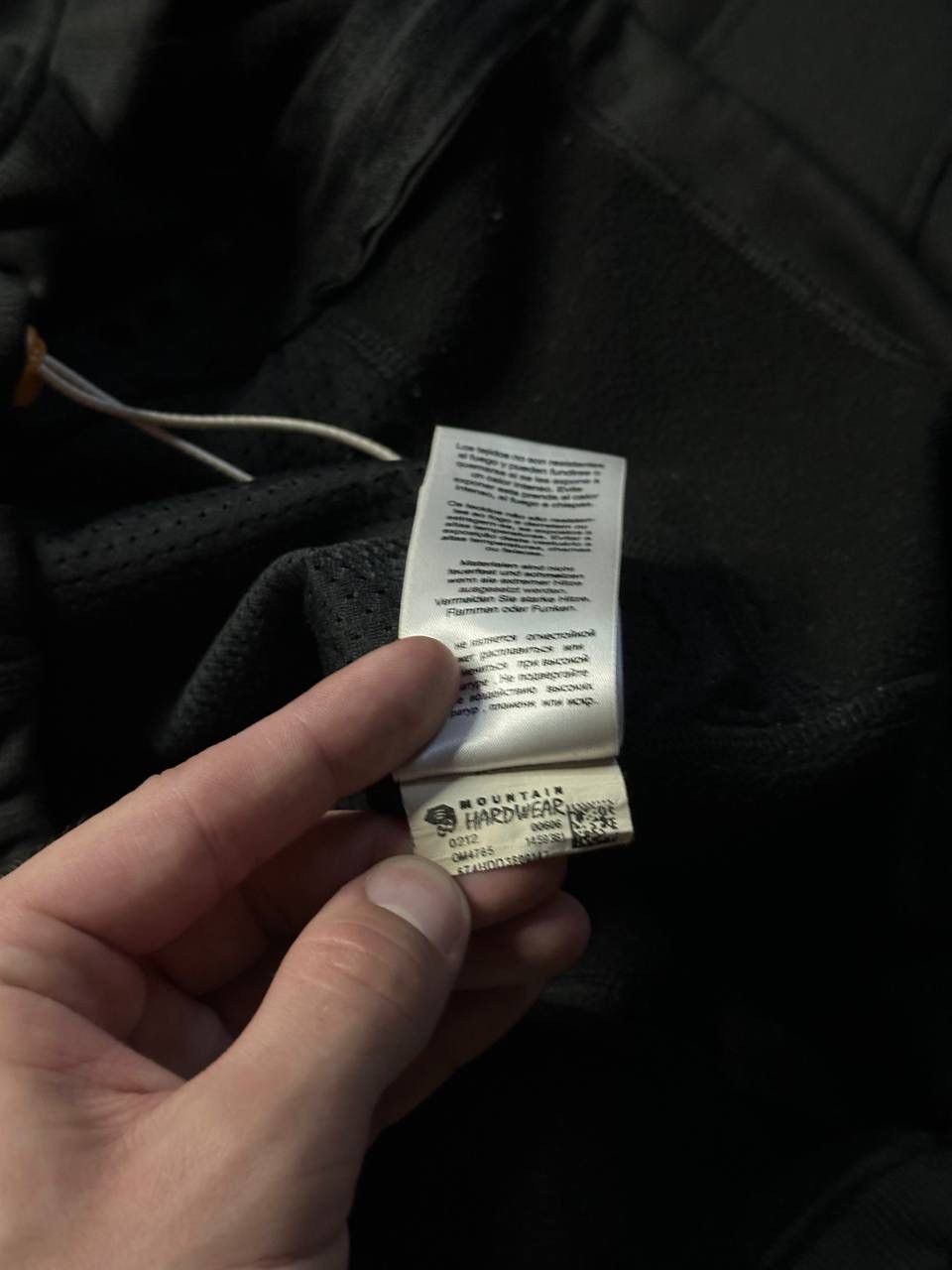 Mountain Hardwear Mountain Hardwear Men’s Hooded Fleece Jacket Black Size M Size US M / EU 48-50 / 2 - 6 Thumbnail