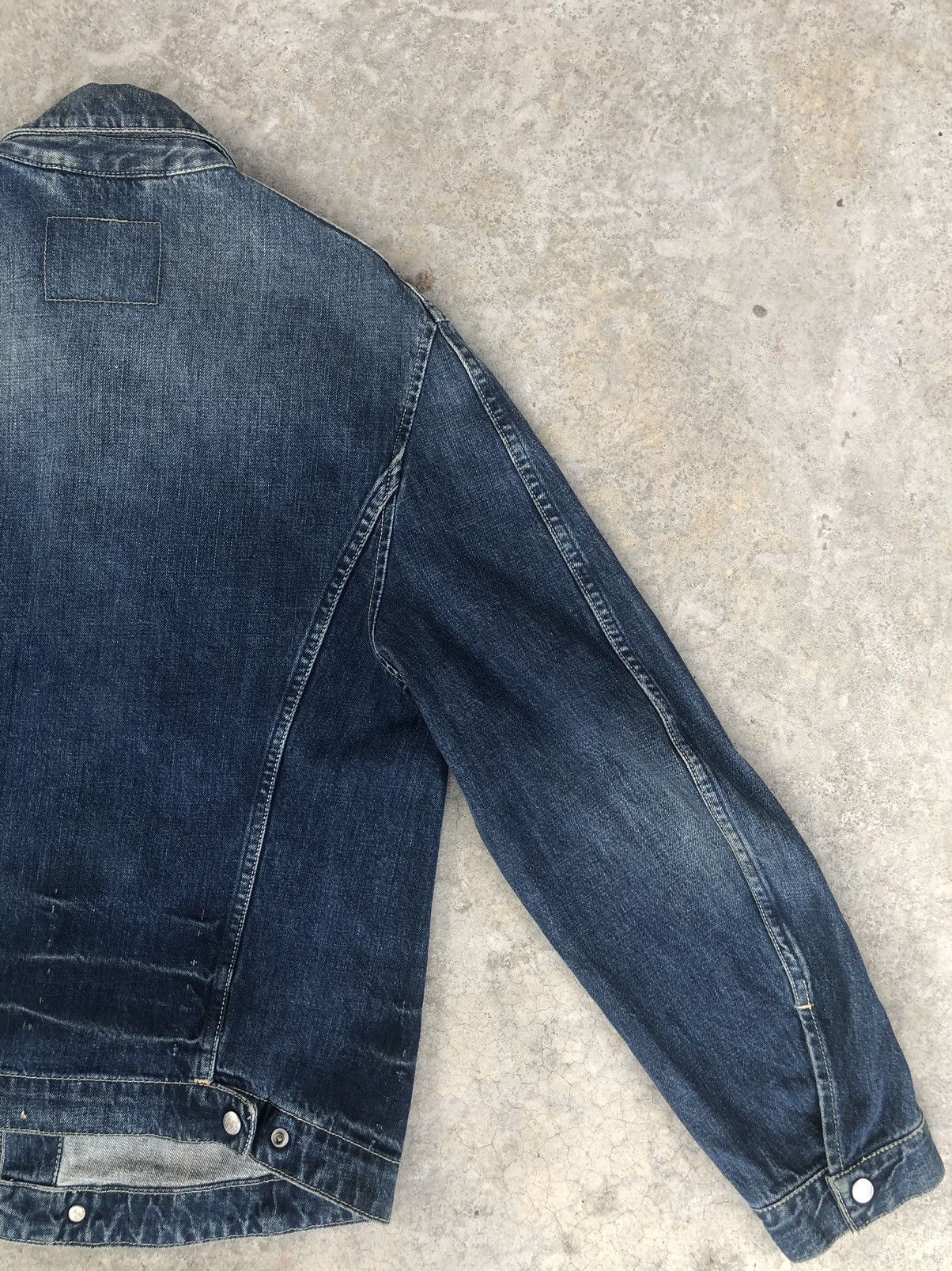 Levi's Y2k Levis Engineered Type 1 Denim Jacket Distressed Size US L / EU 52-54 / 3 - 12 Thumbnail