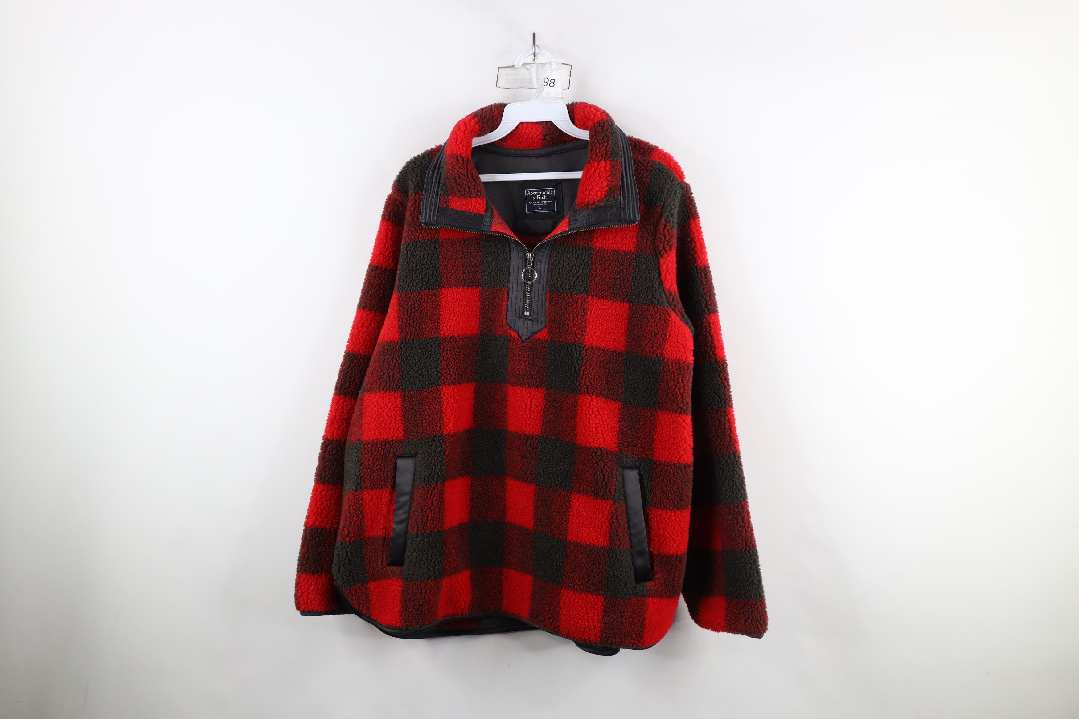 Abercrombie & Fitch × Vintage Vintage Y2K Abercrombie & Fitch Pile Fleece Pullover Sweater Size L / US 10 / IT 46 - 1 Thumbnail