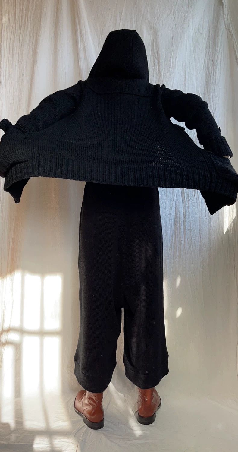 Y's Y's size 3 Black knit wide-leg pants Size US 28 / EU 44 - 6 Thumbnail