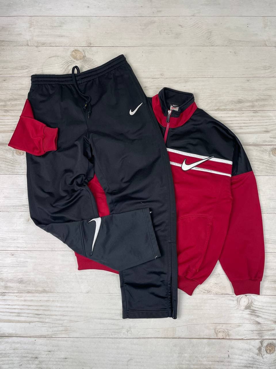 Tracksuit Ensemble Nike Rouge Noir Best Survetement Nike Noir Et
