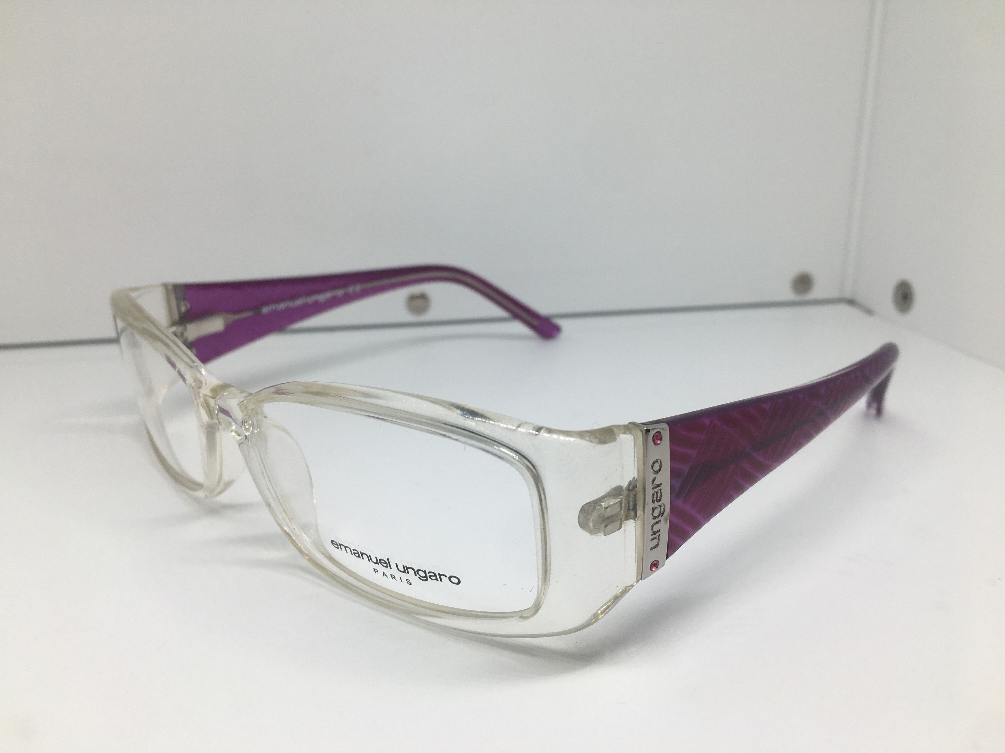 Other emanuel ungaro clear Rx Eyeglasses Frame Woman Size ONE SIZE - 3 Thumbnail