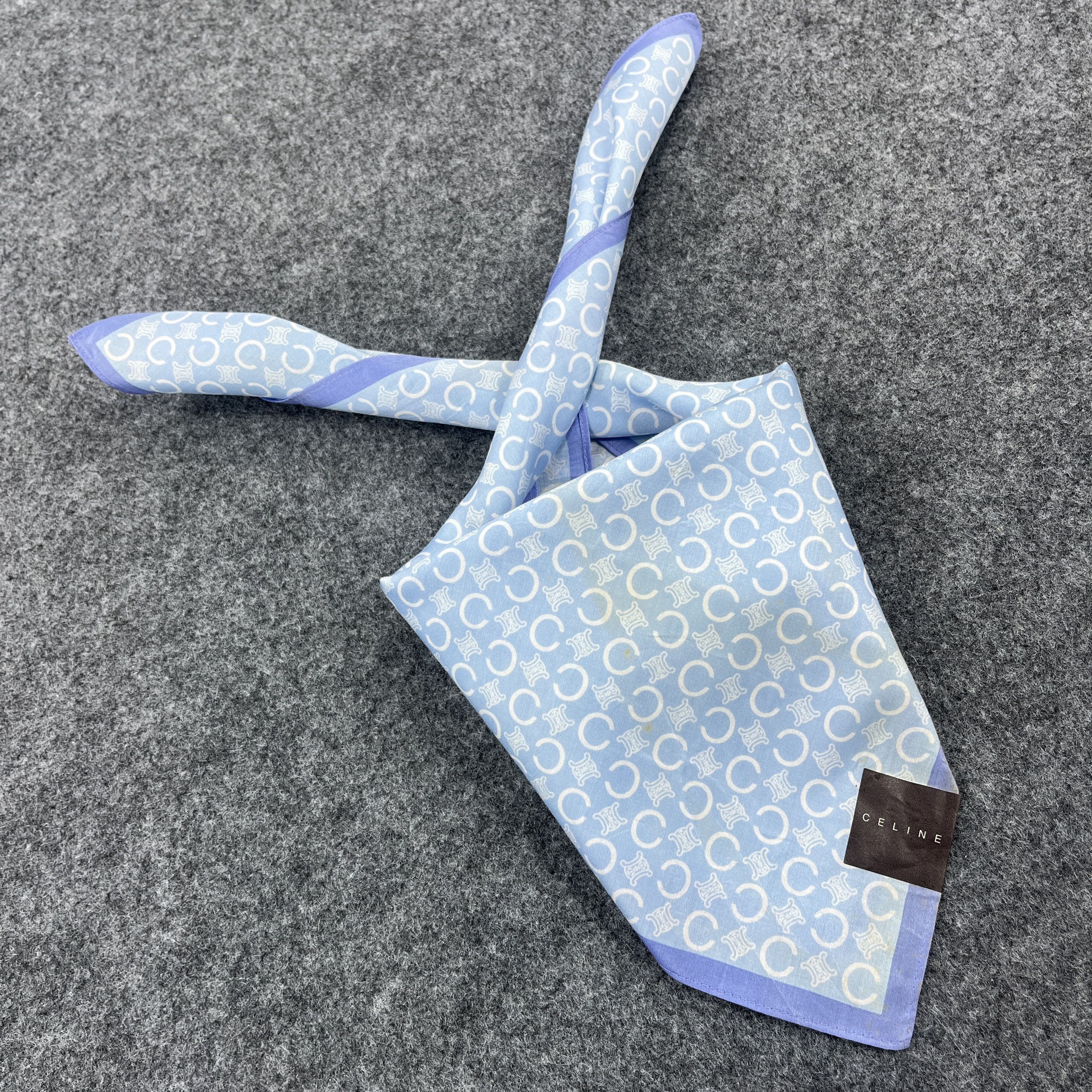 Celine Celine Handkerchief Neckerchief Bandana B951 Size ONE SIZE - 9 Thumbnail