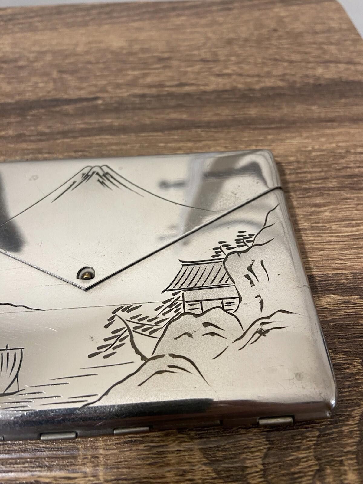 Japanese Brand Japan envelope compress-to-open ocean metal cigarette case Size ONE SIZE - 3 Thumbnail