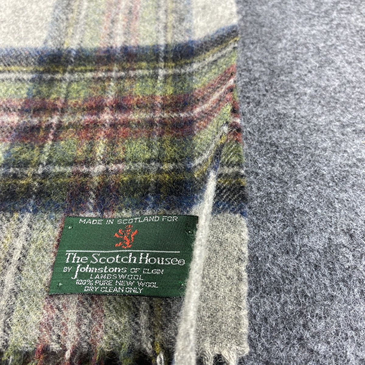 Johnstons Of Elgin × Vintage The Scotch House Scarf # Muffler # Neckwear # D573 Size ONE SIZE - 5 Thumbnail