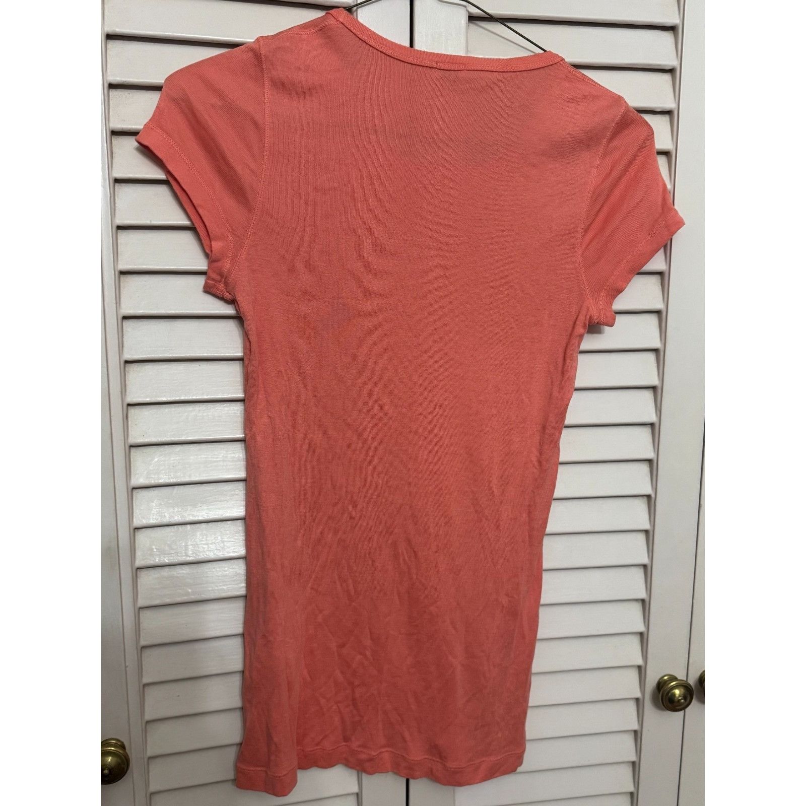 Splendid Splendid coral short sleeve crewneck T-shirt top size large Size L / US 10 / IT 46 - 5 Thumbnail