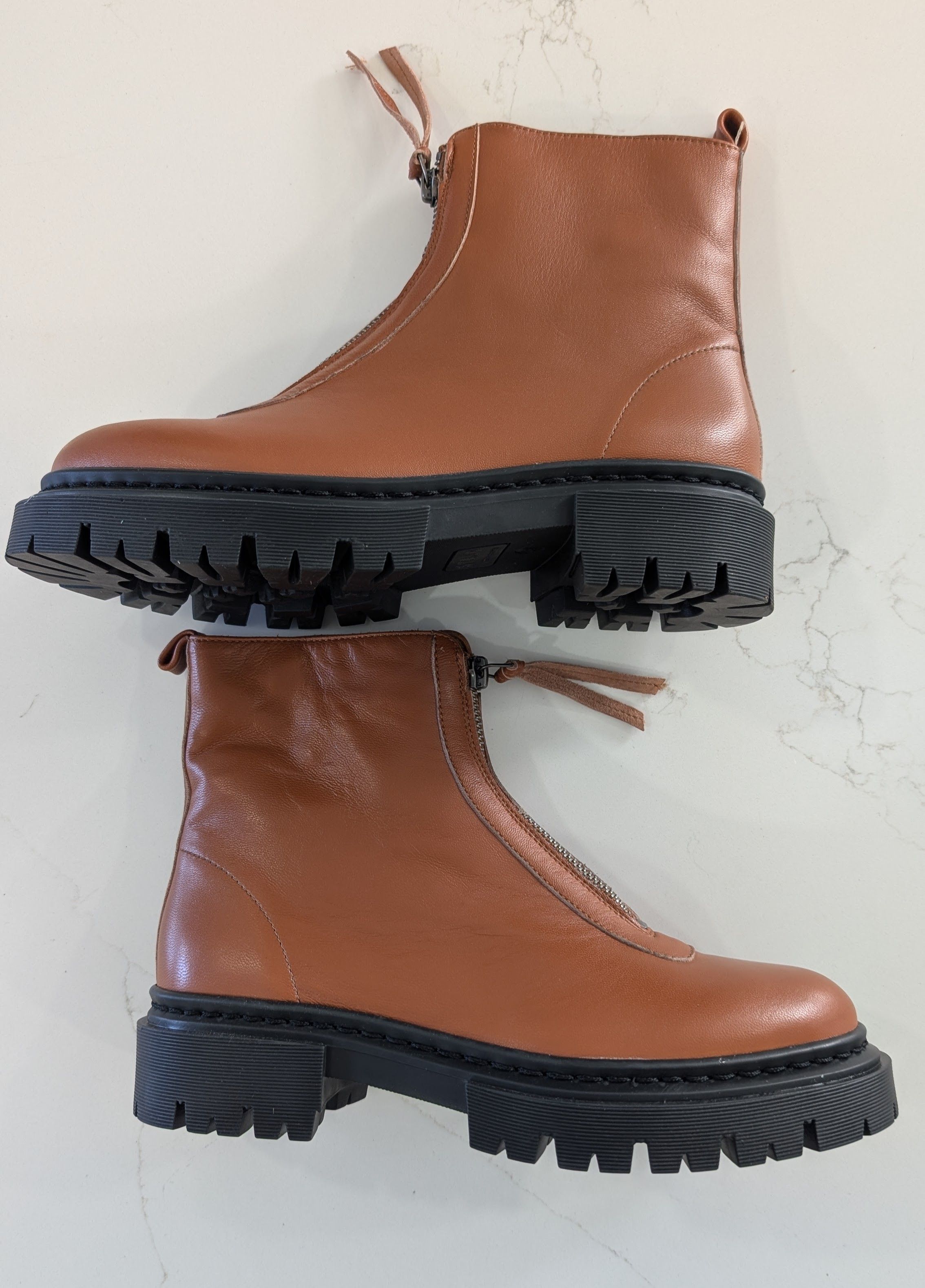Staud STAUD Miles Zip Ankle Combat Boots Womens 37 7 Size US 7 / IT 37 - 3 Thumbnail