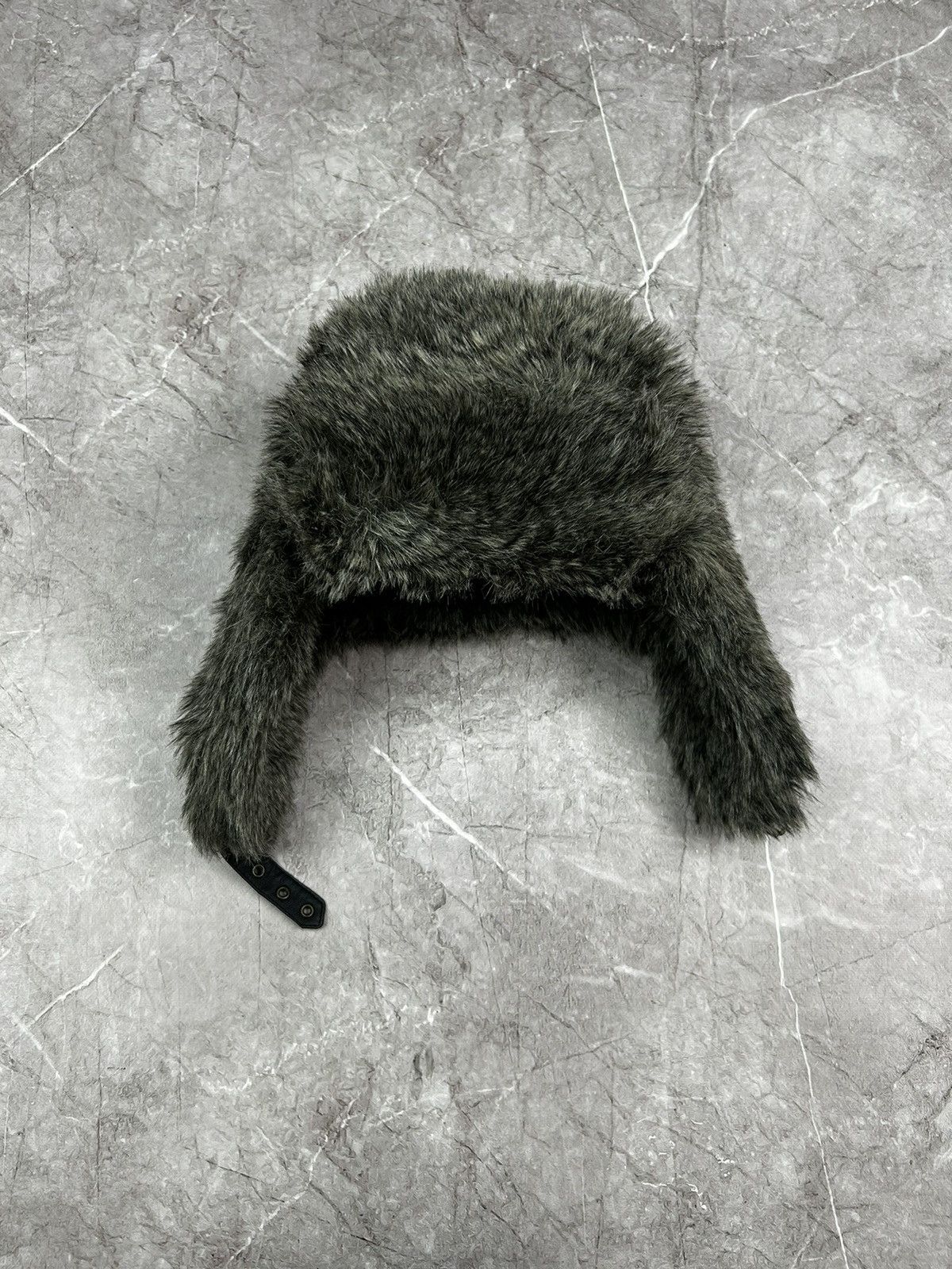 Japanese Brand 90s Japanese Fur Faux Fuzzy Trapper Mohair Ushanka Hat Y2K Size ONE SIZE - 3 Thumbnail