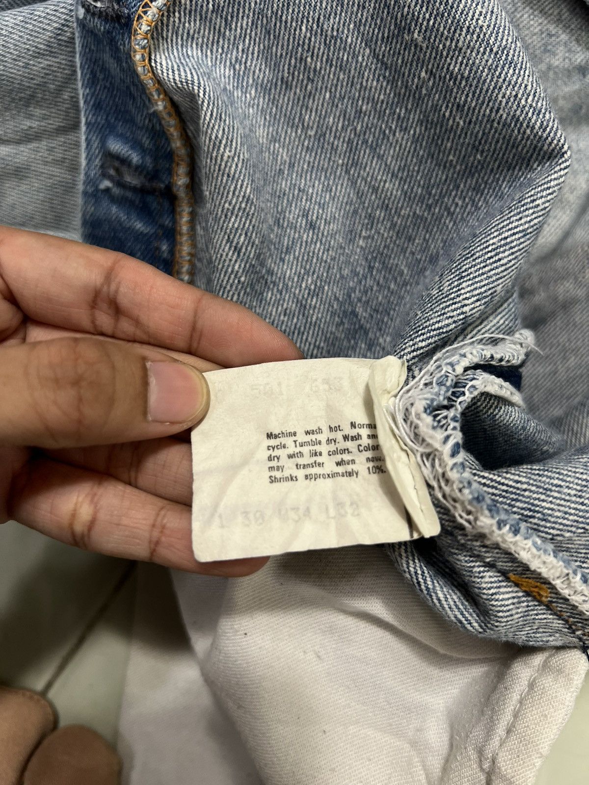 Levi's 🔥80s VINTAGE LEVIS 501 DISTRESS DENIM Size US 32 / EU 48 - 16 Thumbnail