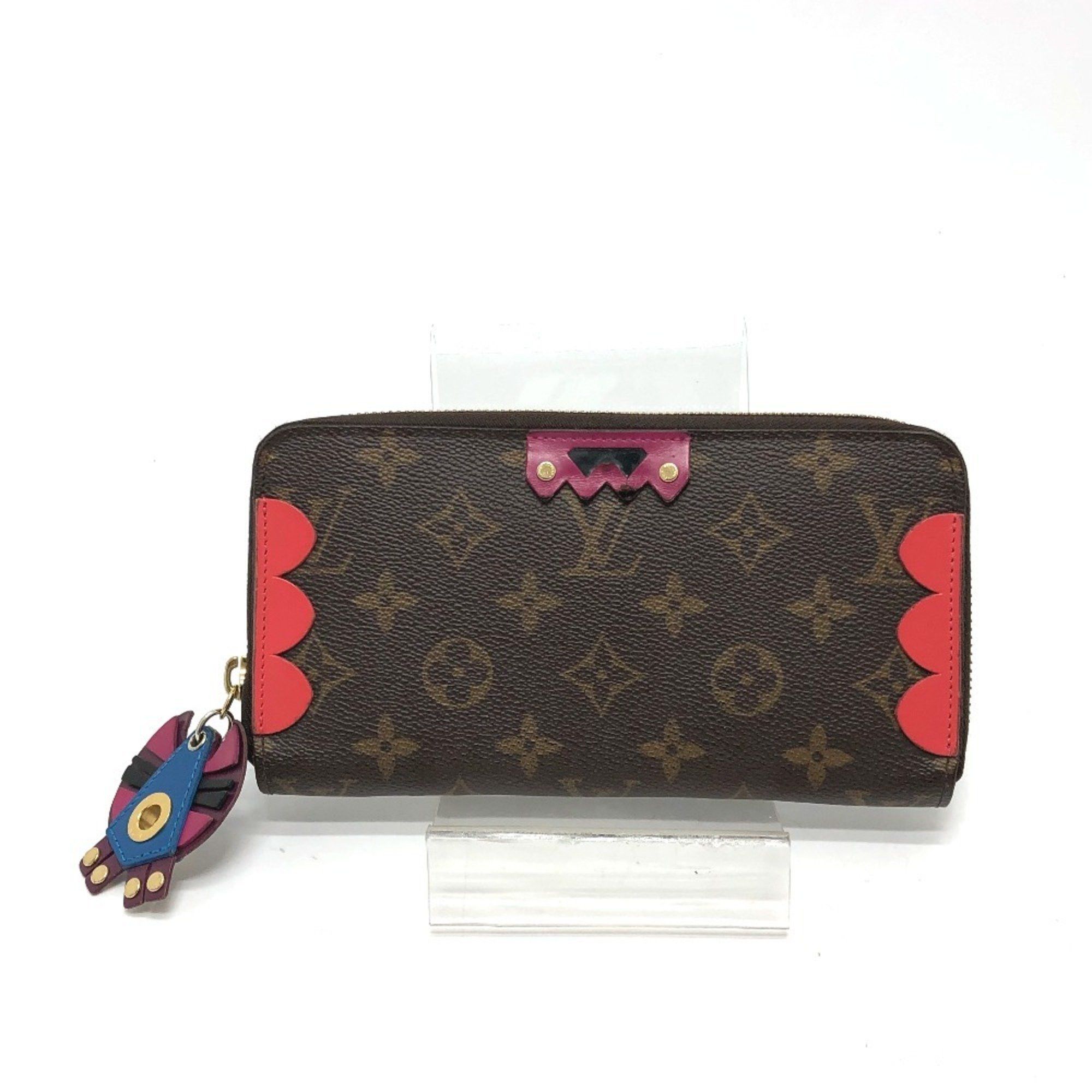 Louis Vuitton LOUIS VUITTON M61364 Monogram Zippy Wallet Totem Long Canvas Women's Size ONE SIZE - 1 Thumbnail