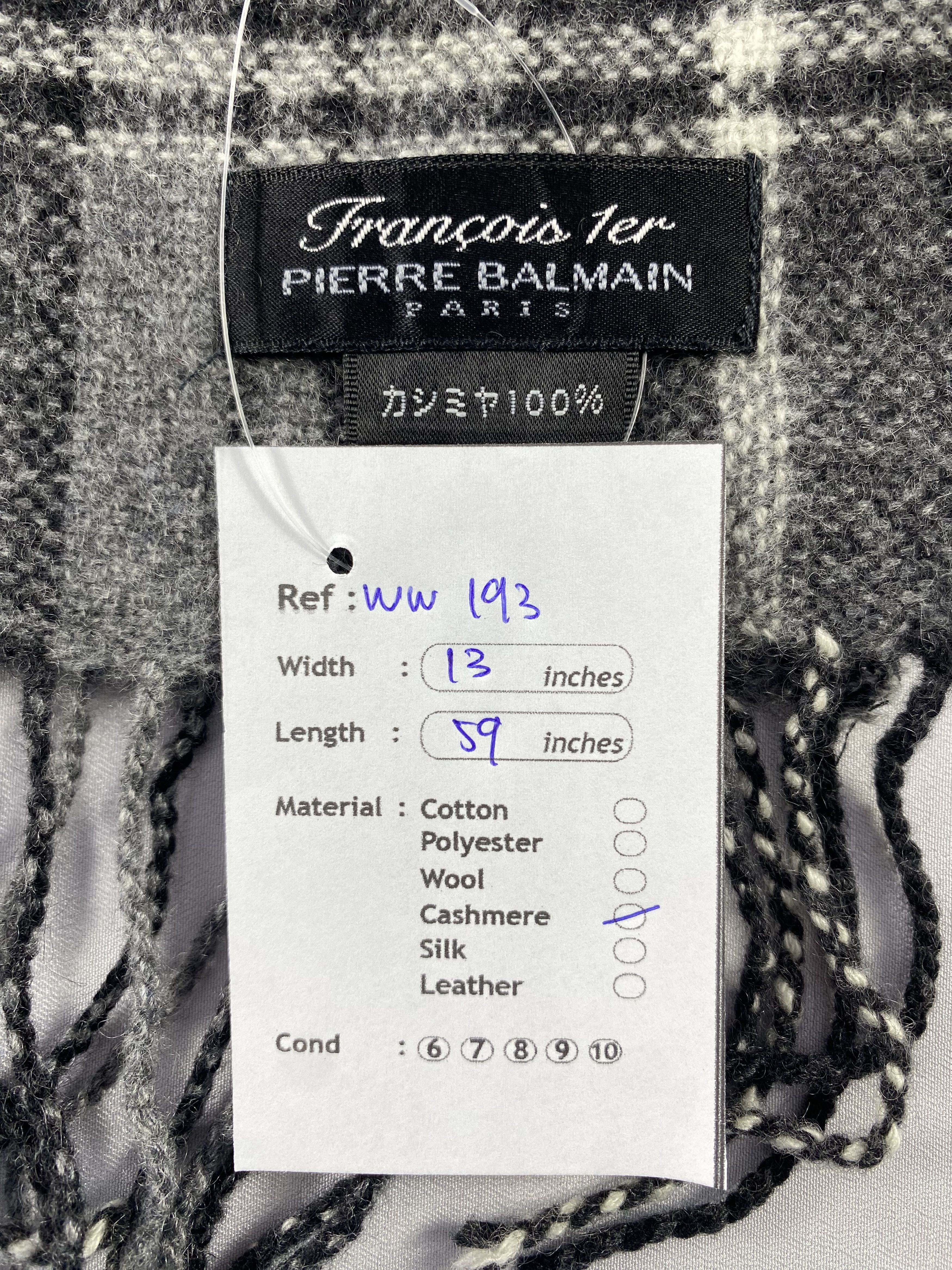 Pierre Balmain Pierre Balmain Scarf / Muffler / Neckwear - WW193 Size ONE SIZE - 6 Thumbnail