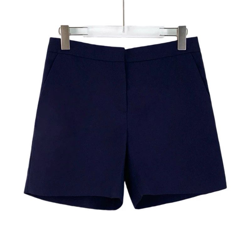 Dior Dior Dark blue wool casual shorts Size 25" / US 0 / IT 36 - 1 Thumbnail